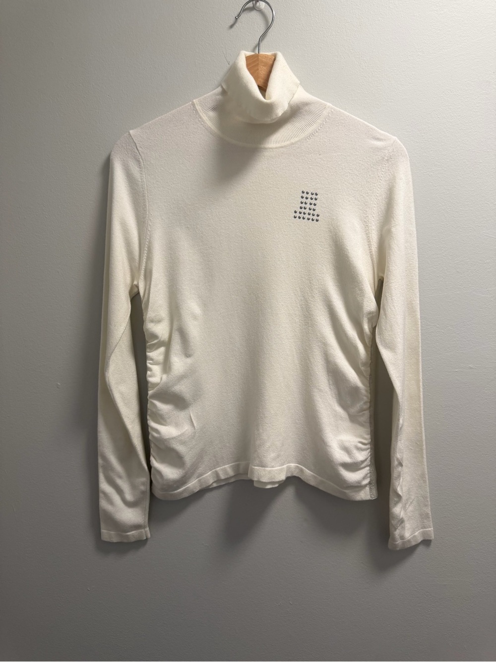 LANVIN SPORT CREAM TURTLENECK